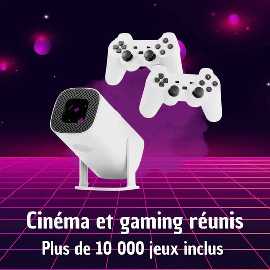 Rétroprojecteur VisionMax™ 4k  10000+ jeux inclus