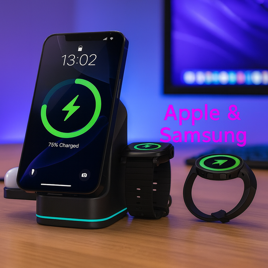 Station de charge sans fil magnétique rotative Pulse 3.