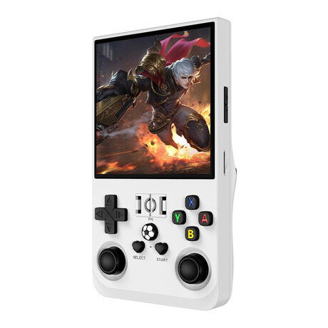 Console rétro portable R36 Max BLANC – 18 000 jeux intégrés – ChangeTheGame.fr
