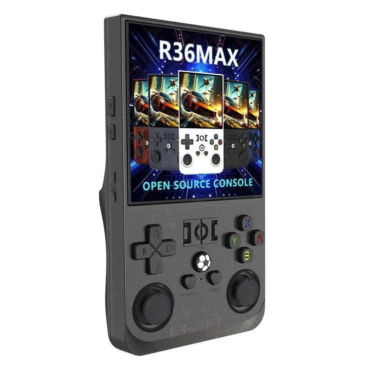 Console rétro portable R36 Max NOIR – 18 000 jeux intégrés – ChangeTheGame.fr