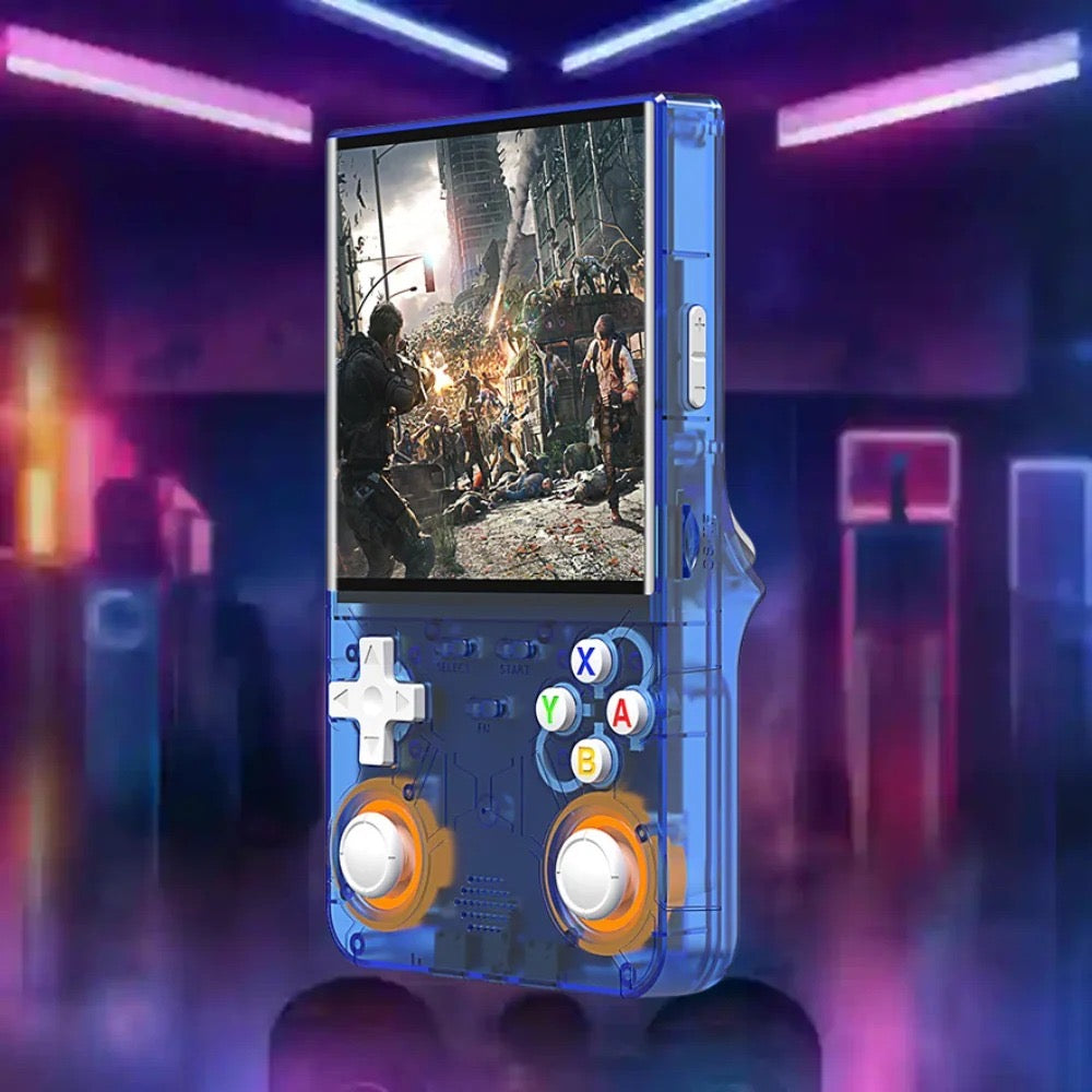 Console rétro portable R36 Ultra BLEU – 20 000 jeux intégrés – ChangeTheGame.fr