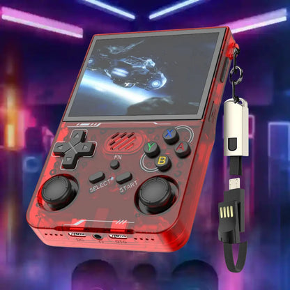 Console rétro portable R3 XX ROUGE – 20 000 jeux intégrés – ChangeTheGame.fr
