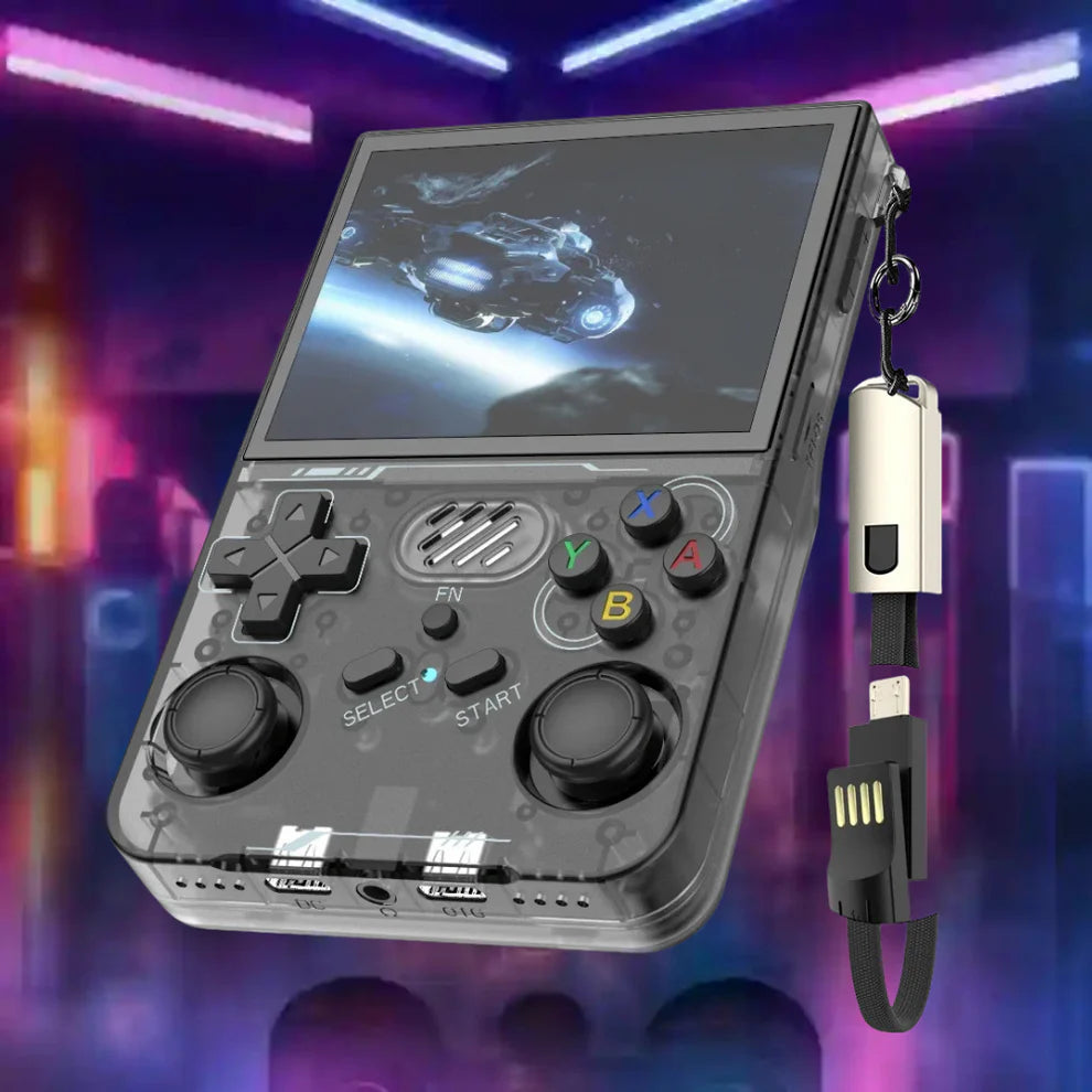 Console rétro portable R3 XX NOIR – 20 000 jeux intégrés – ChangeTheGame.fr